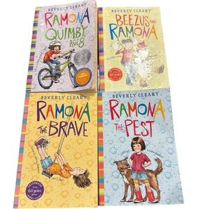 Ramona Series by Beverly Cleary  (4) Book Bundle!